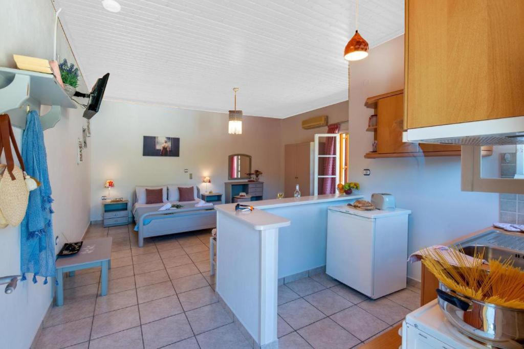 Livadi Studios With Pool Lákka Exteriör bild