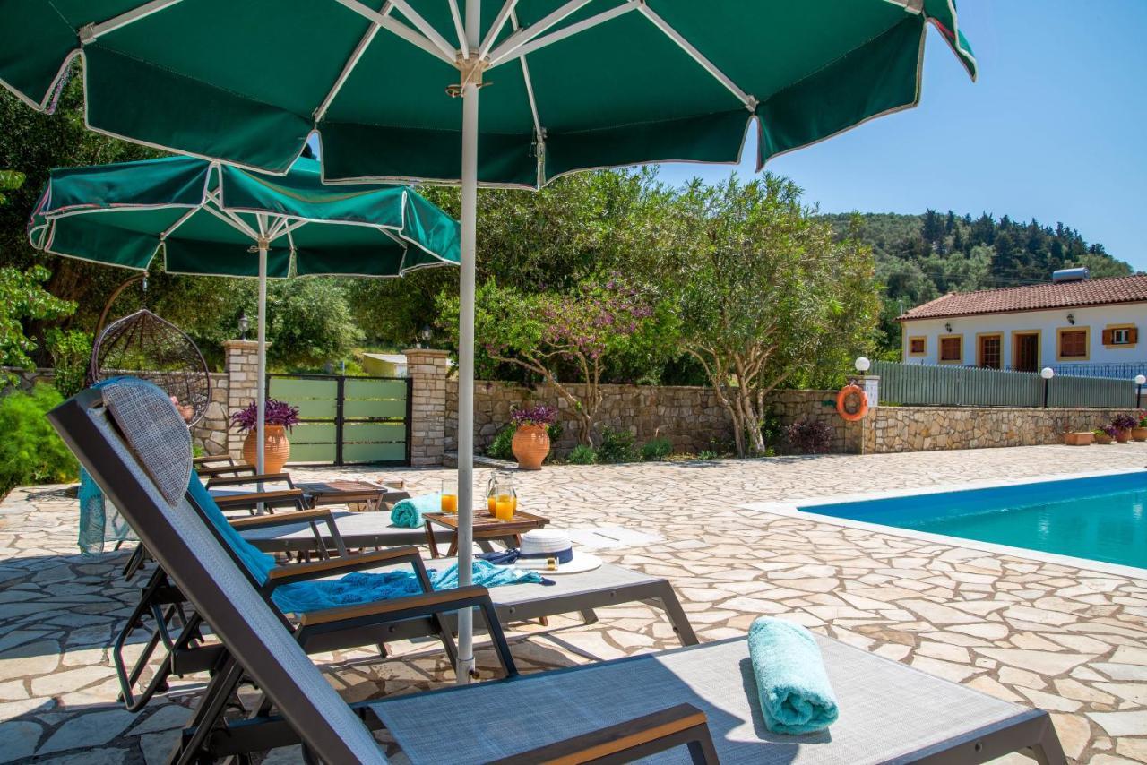 Livadi Studios With Pool Lákka Exteriör bild