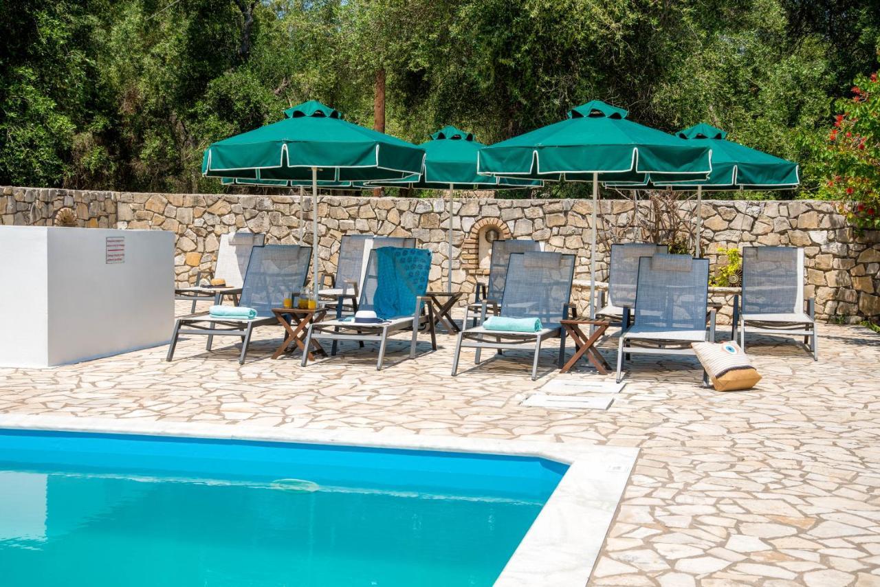 Livadi Studios With Pool Lákka Exteriör bild